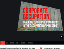 Tablet Screenshot of corporateoccupation.org